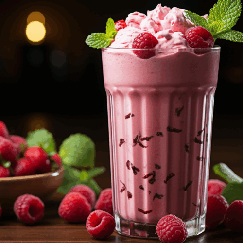 RASPBERRY MILKSHAKE
